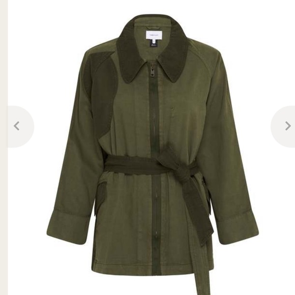 Current Elliot the relaxed military jacket Size 2 like Medium - Picture 3 of 15